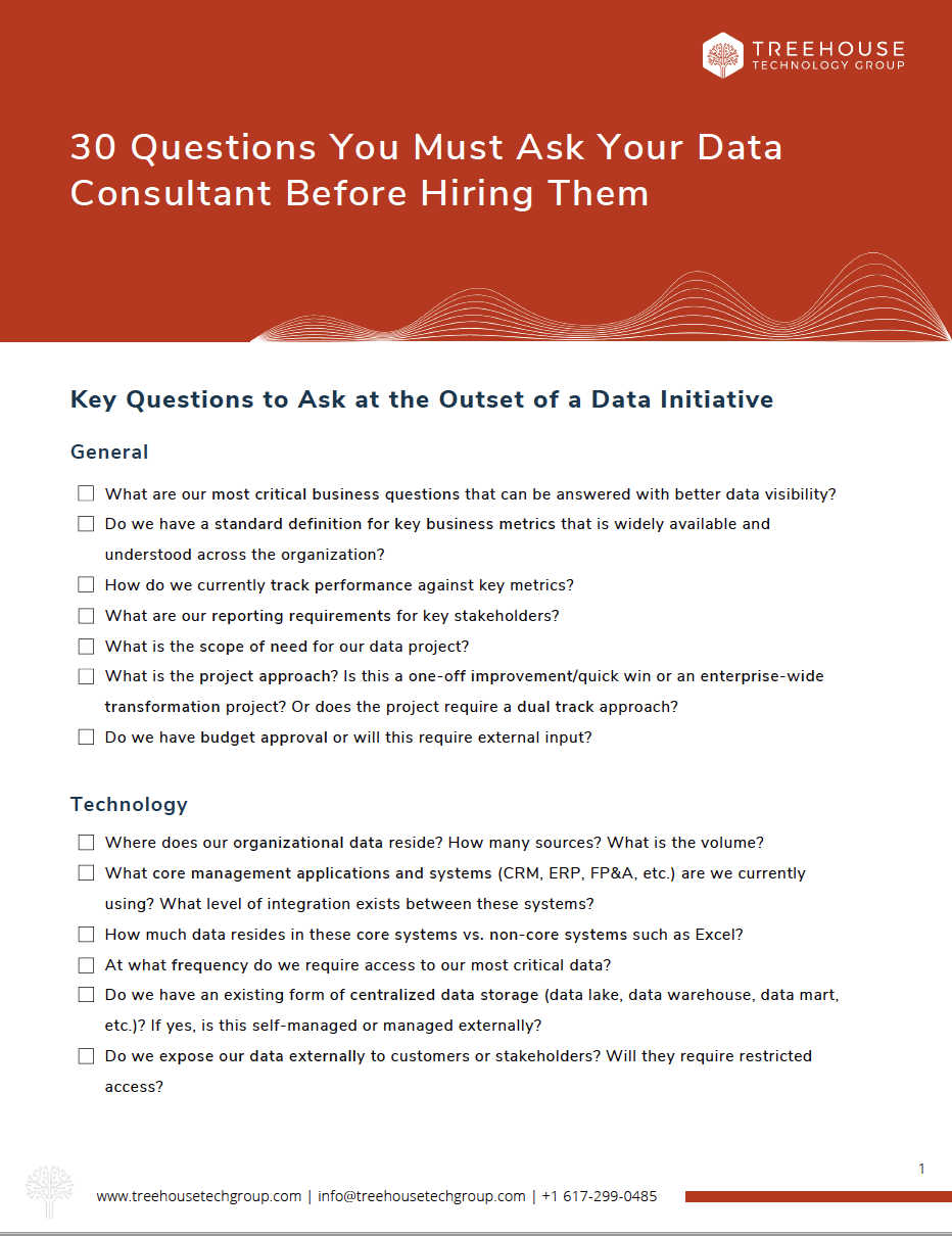 30 Questions You Must Ask Your Data Management Consultant Before Hiring Them