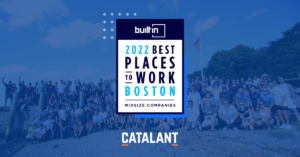 built in names catalant as one of 2022's best places to work in boston